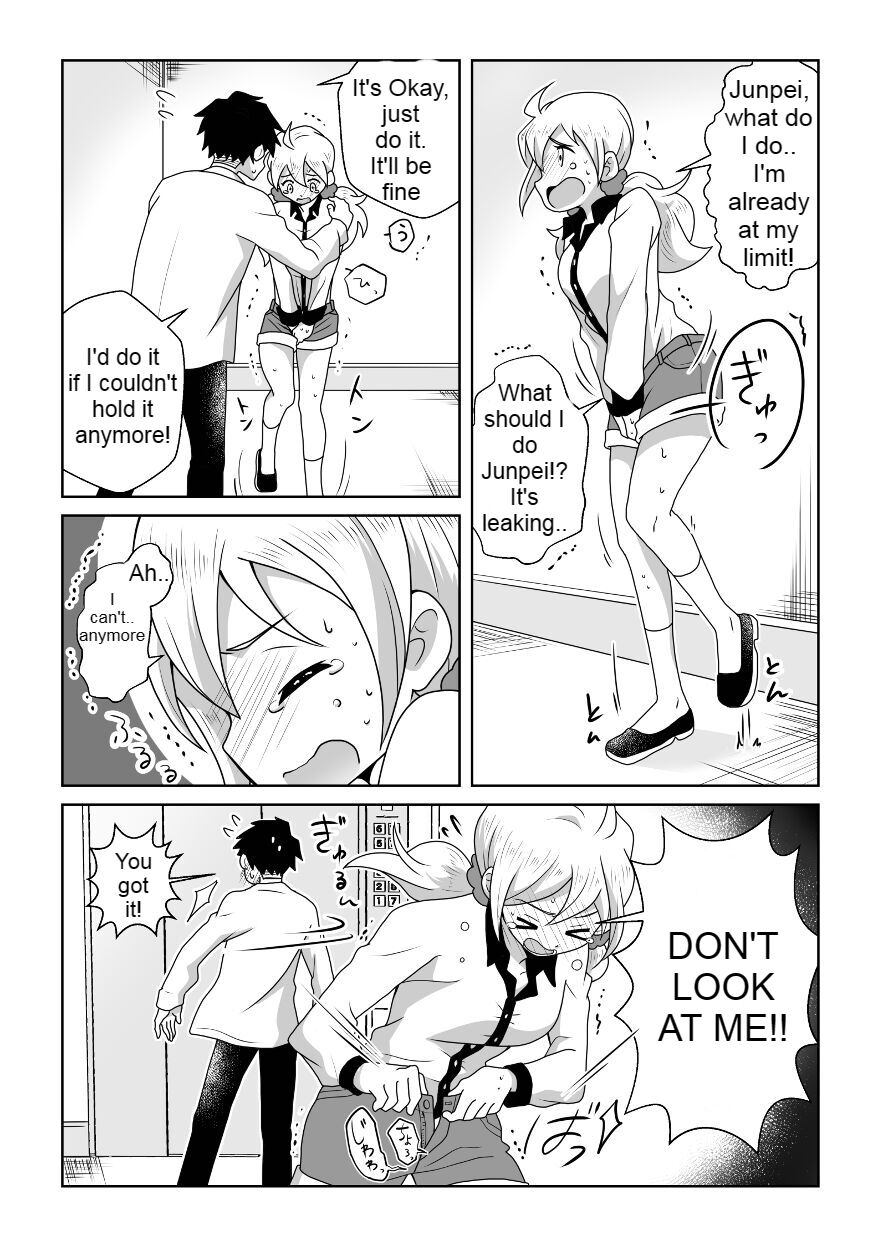 Otoile Gaman Dekinakute Naiteru Ao-chan mo Kawaii yo!! | Crying Because She Can't Stand the Toilet. Ao-chan is Very Cute. page 7 full