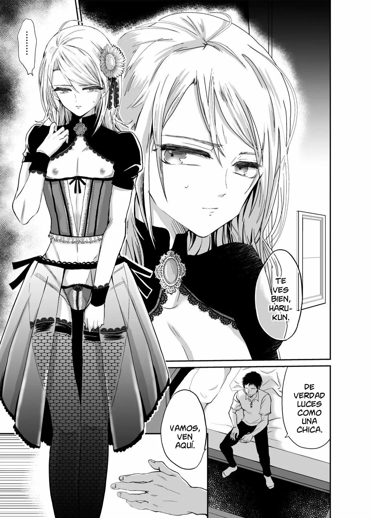 Soy Heterosexual Pero Mi Padrastro Me Convirtio en su Mujer 1 y 2 page 3 full