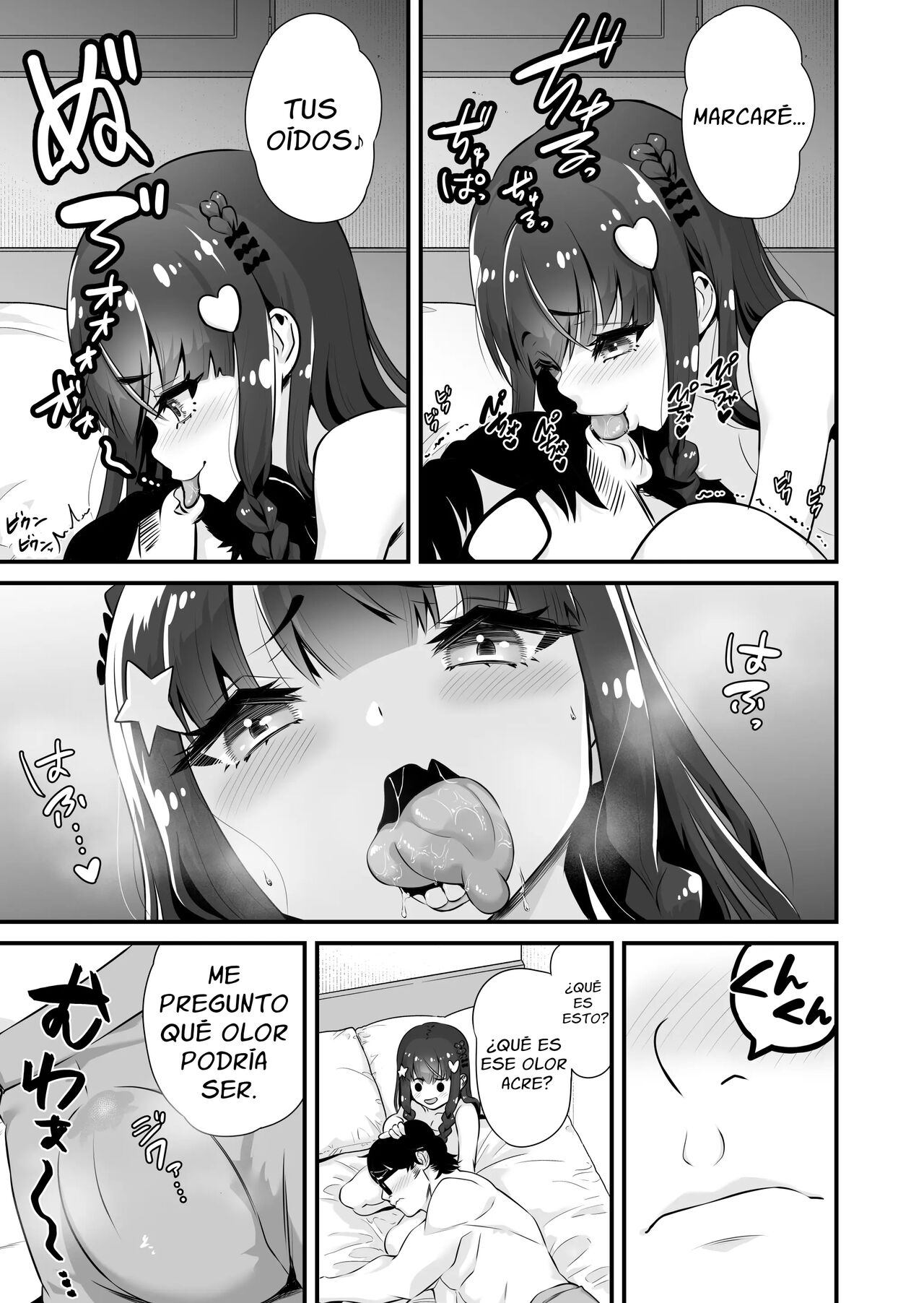 Succubus-kei Enkou J● Sayaka VS Mesugaki Wakarase Oji-san | La Prostituta Súcubo Sayaka VS Un Semental de Mediana Edad page 6 full