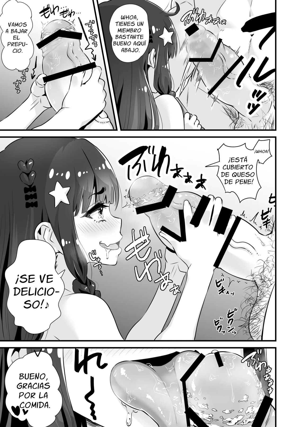 Succubus-kei Enkou J● Sayaka VS Mesugaki Wakarase Oji-san | La Prostituta Súcubo Sayaka VS Un Semental de Mediana Edad page 8 full