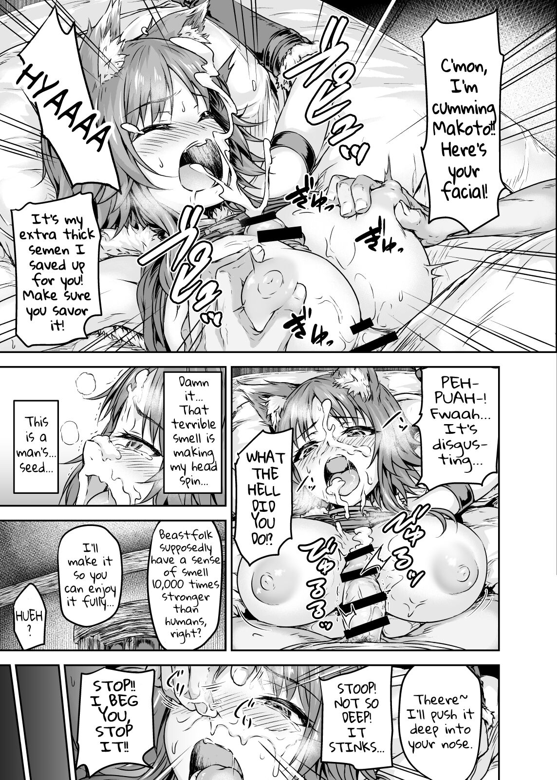 Mesuinu Keiyaku Kairaku Ochi Makoto | Makoto Falls to Pleasure with a Bitch Contract page 10 full