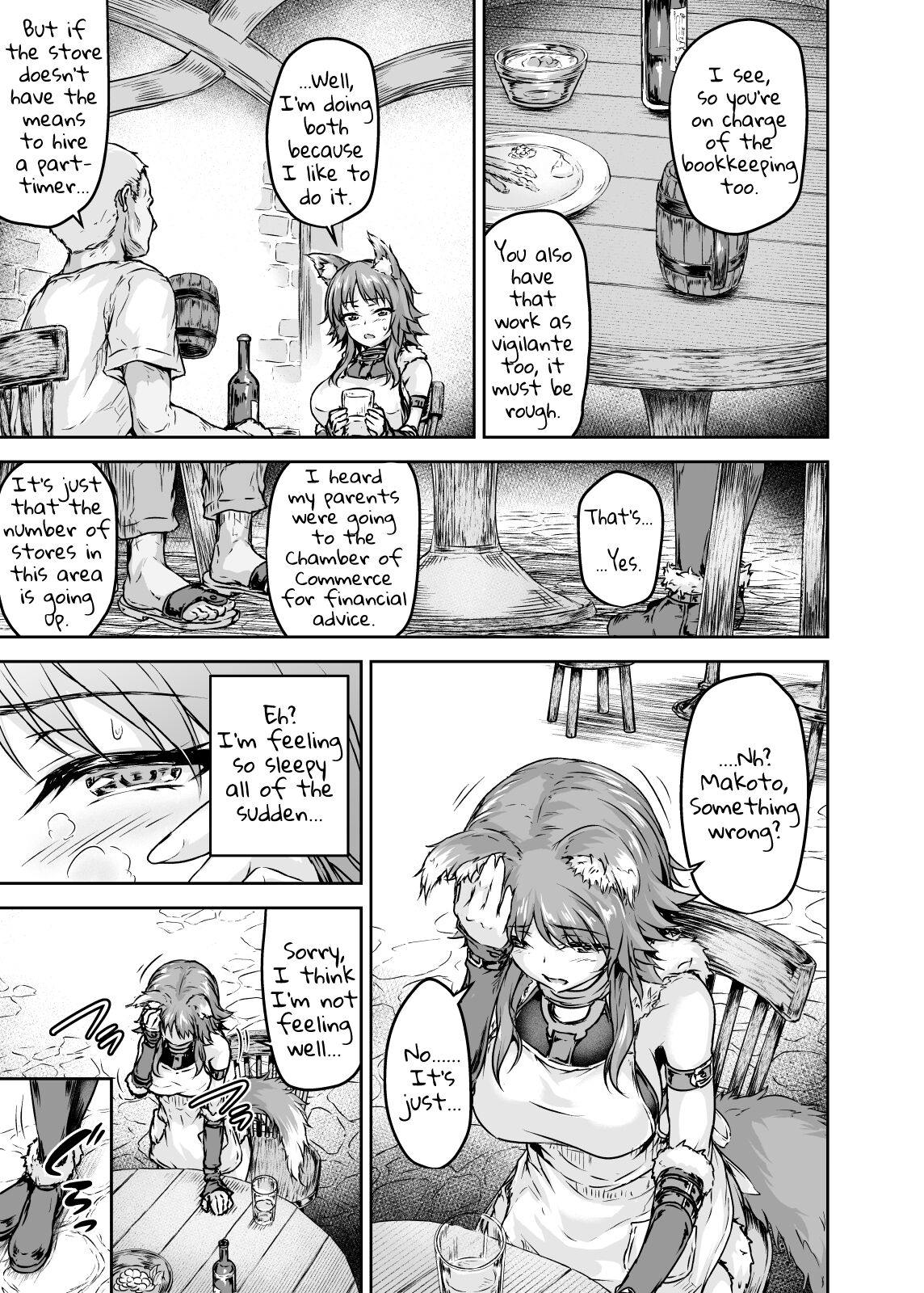 Mesuinu Keiyaku Kairaku Ochi Makoto | Makoto Falls to Pleasure with a Bitch Contract page 4 full