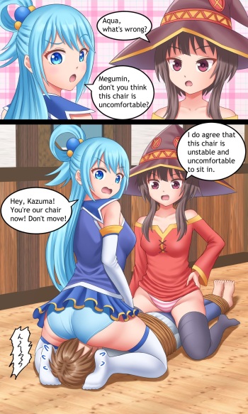 Konosuba Girls Farting cover