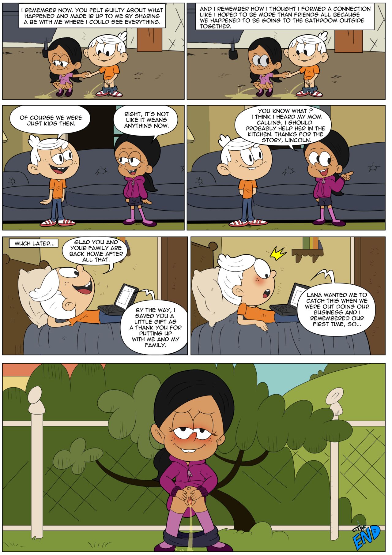 The Loud House Pee Comic page 5 full