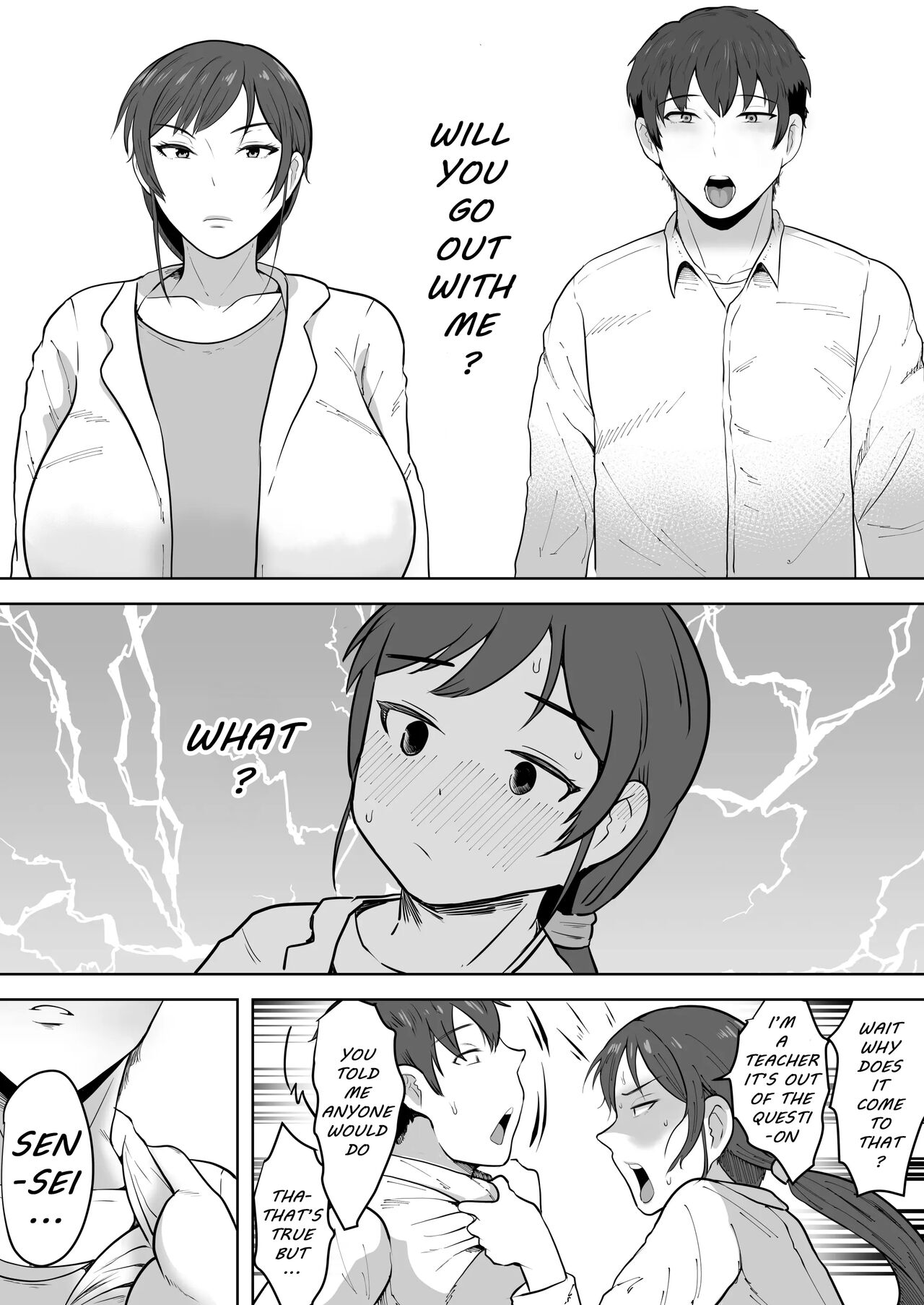 School Nurse Shinobu, 37 Years Old, K-Cup — A Mature Woman Awakening to Her Sexuality page 7 full