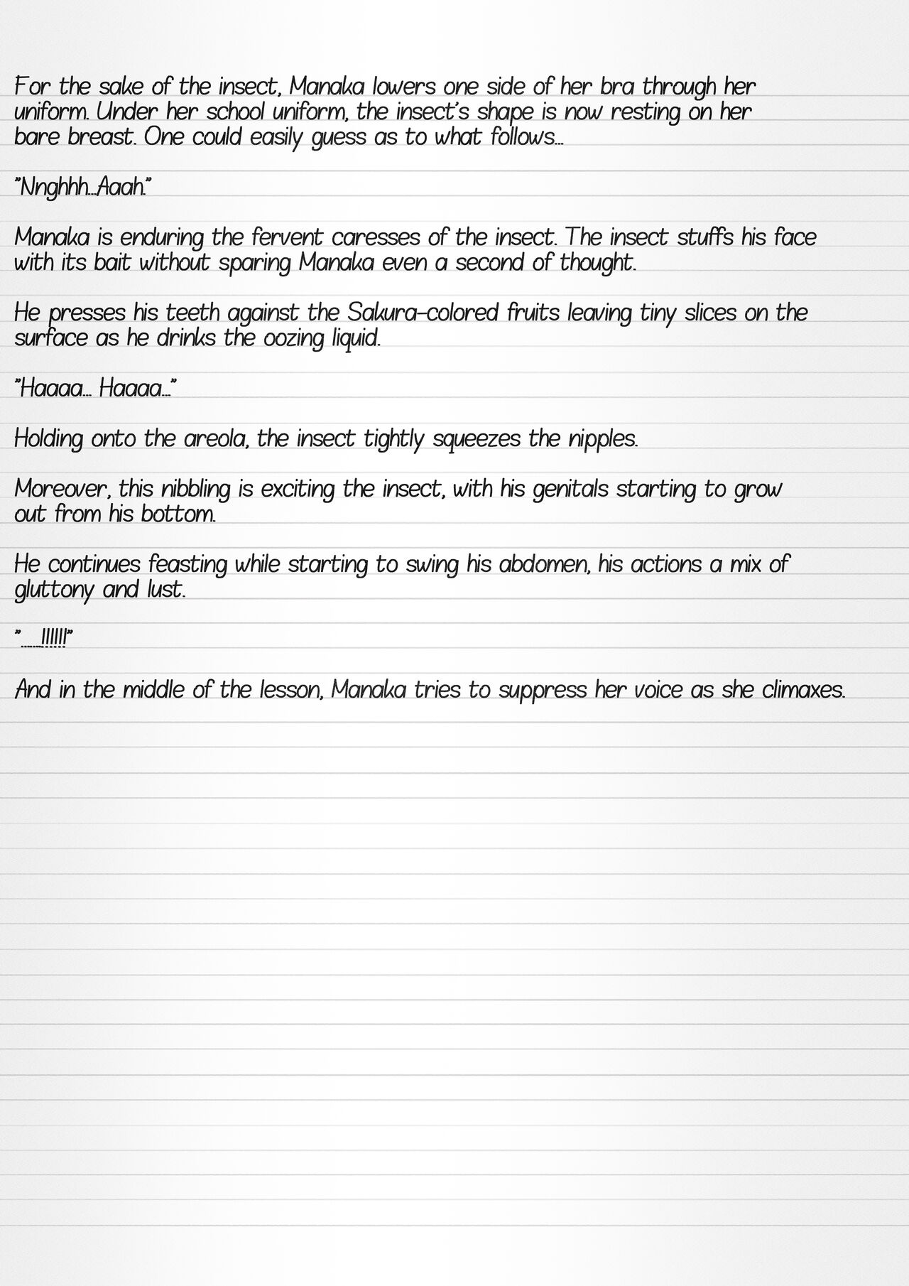 Misuke's Short Stories 16 - Manaka &amp; Mantifly page 10 full