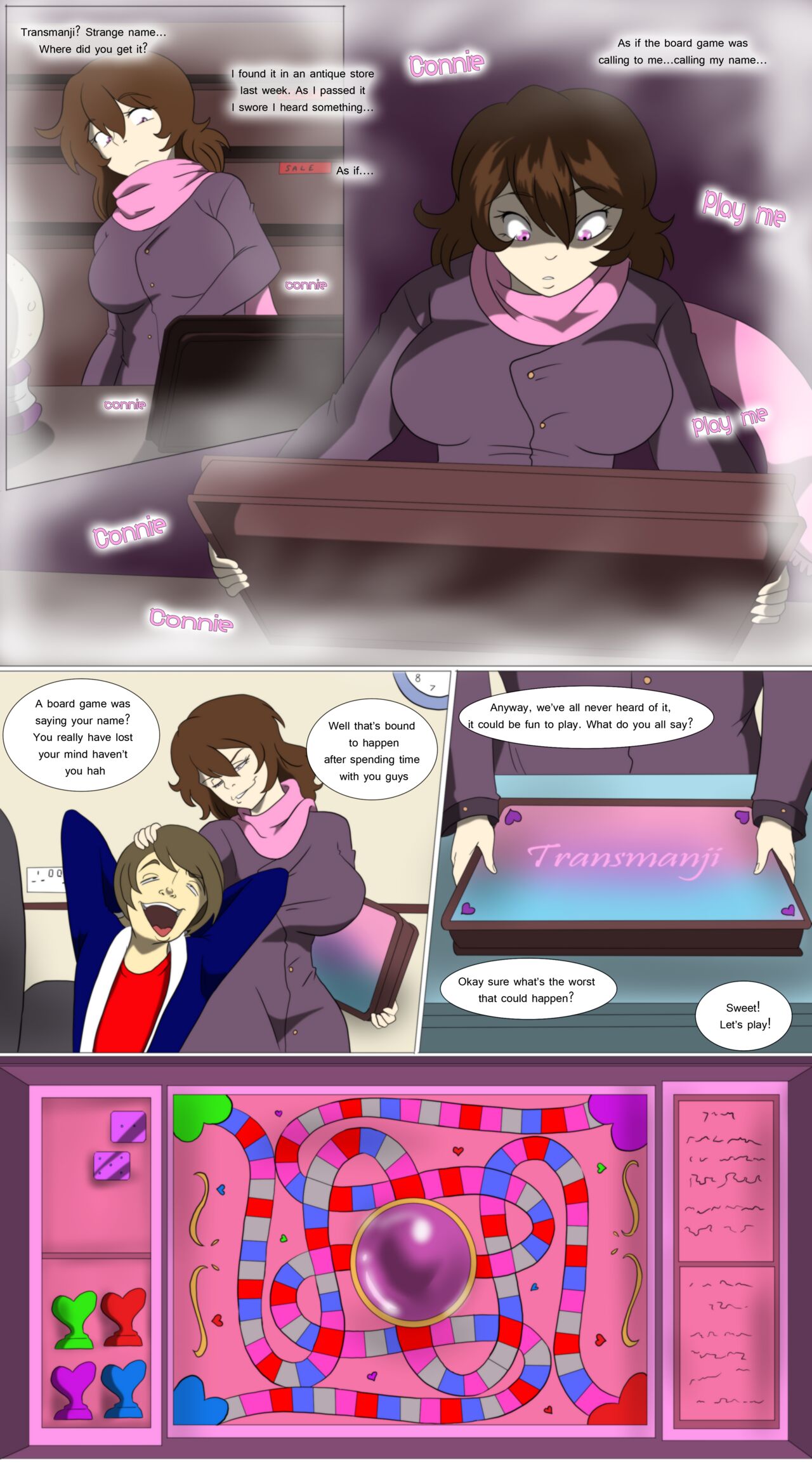 The Horny Board Game TG page 3 full