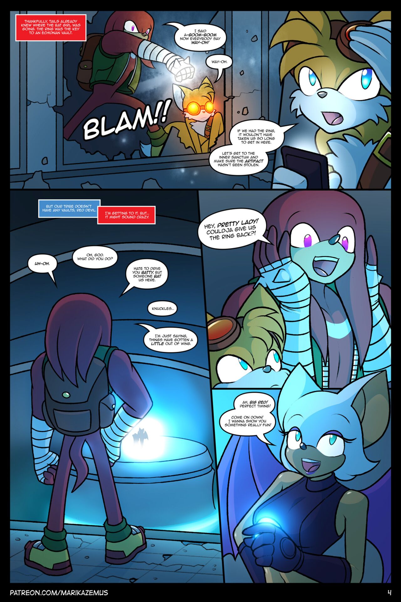Sonic Boom: Echidna Nights page 4 full