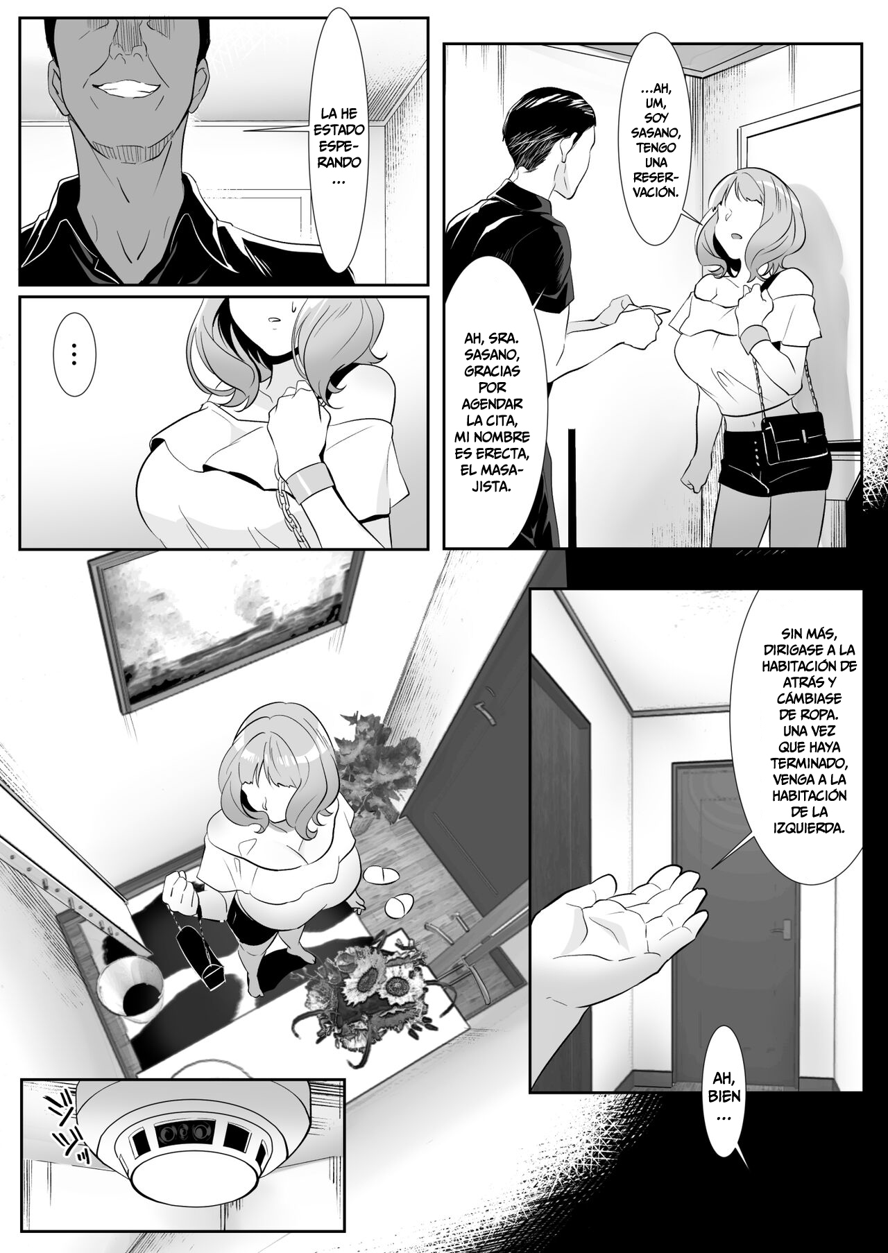 Hitozuma ga Seikan Massage ni Ochita Hi | El Día que una Mujer Casada Cayó con los Masajes Eróticos page 10 full