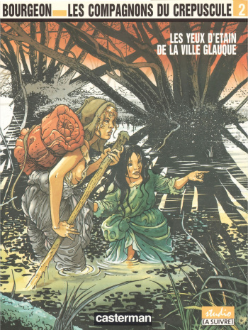 Les compagnons du crépuscule T2 Les yeux d'étain de la ville glauque cover