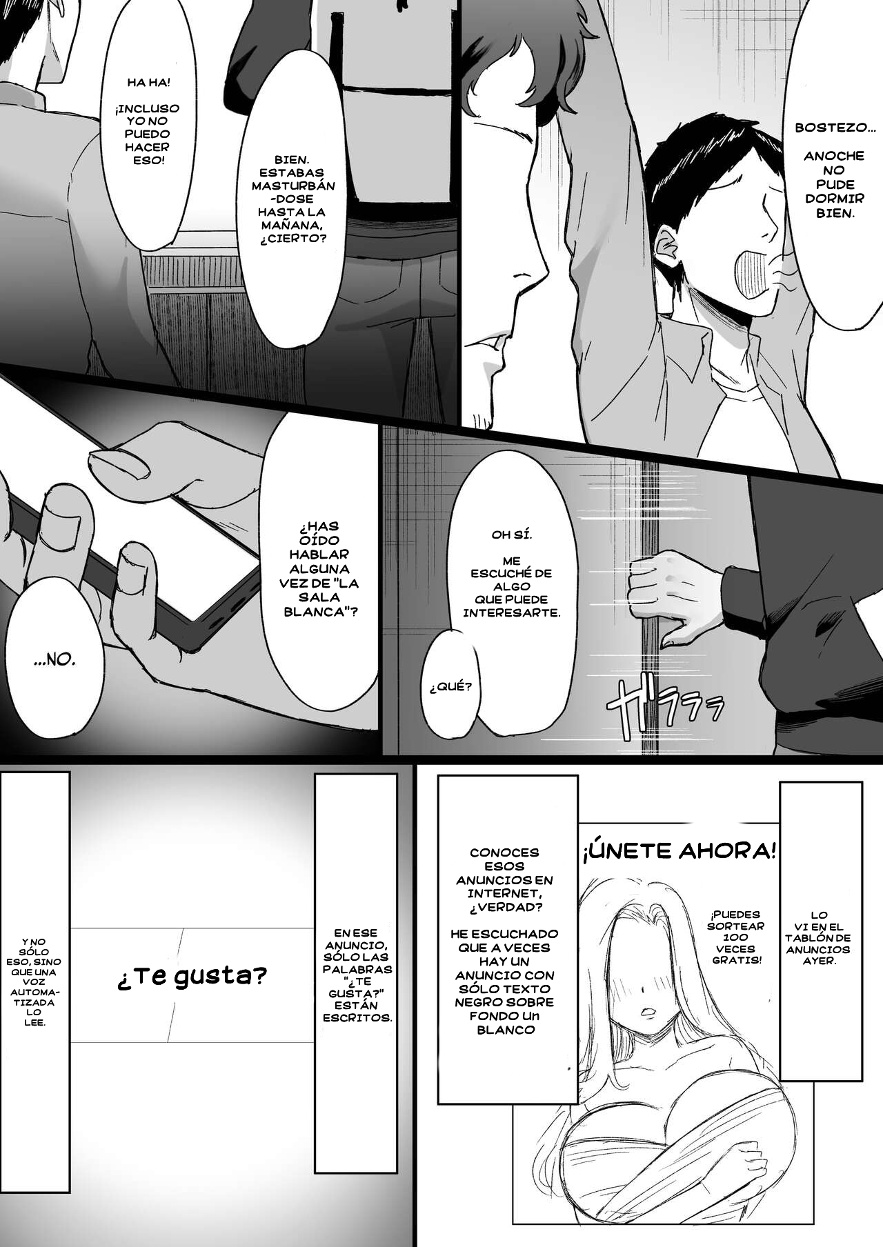 Shiroi Heya ~Mukanjou Bakunyuu Yuurei ni Shinu made Shiboritorareru~ | Una Chica Fantasma Me Visita page 3 full
