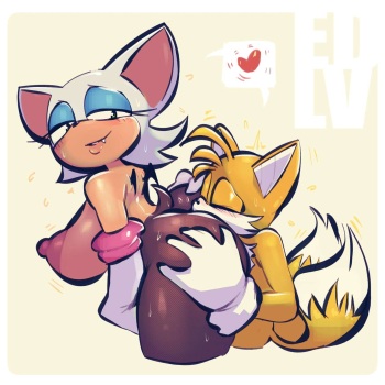 Tails x Rouge cover