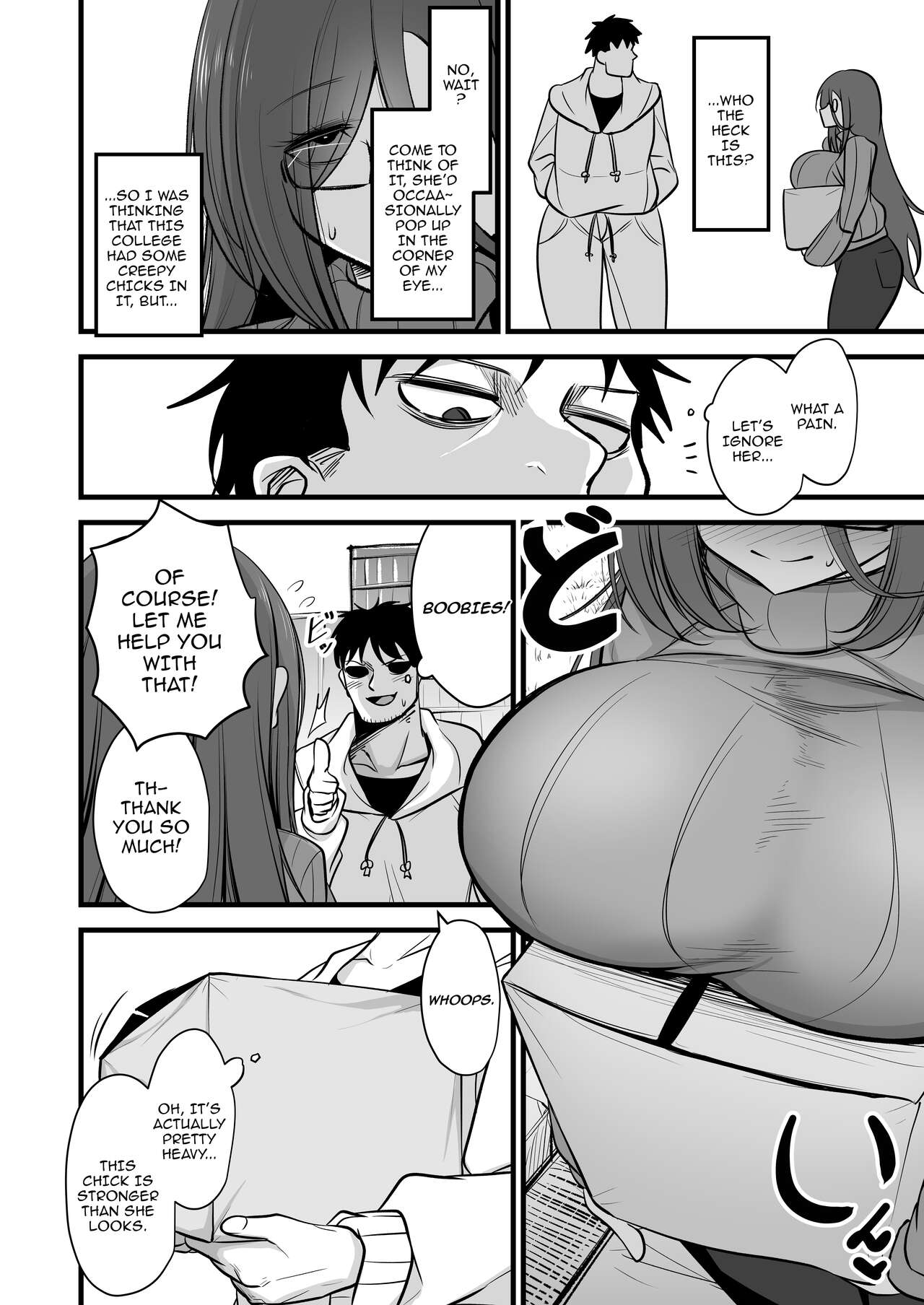 Juu me no bakunyuu in kya joshi wa o kiraidesu ka | Do You Hate Clingy, Busty, Gloomy Girls? page 4 full