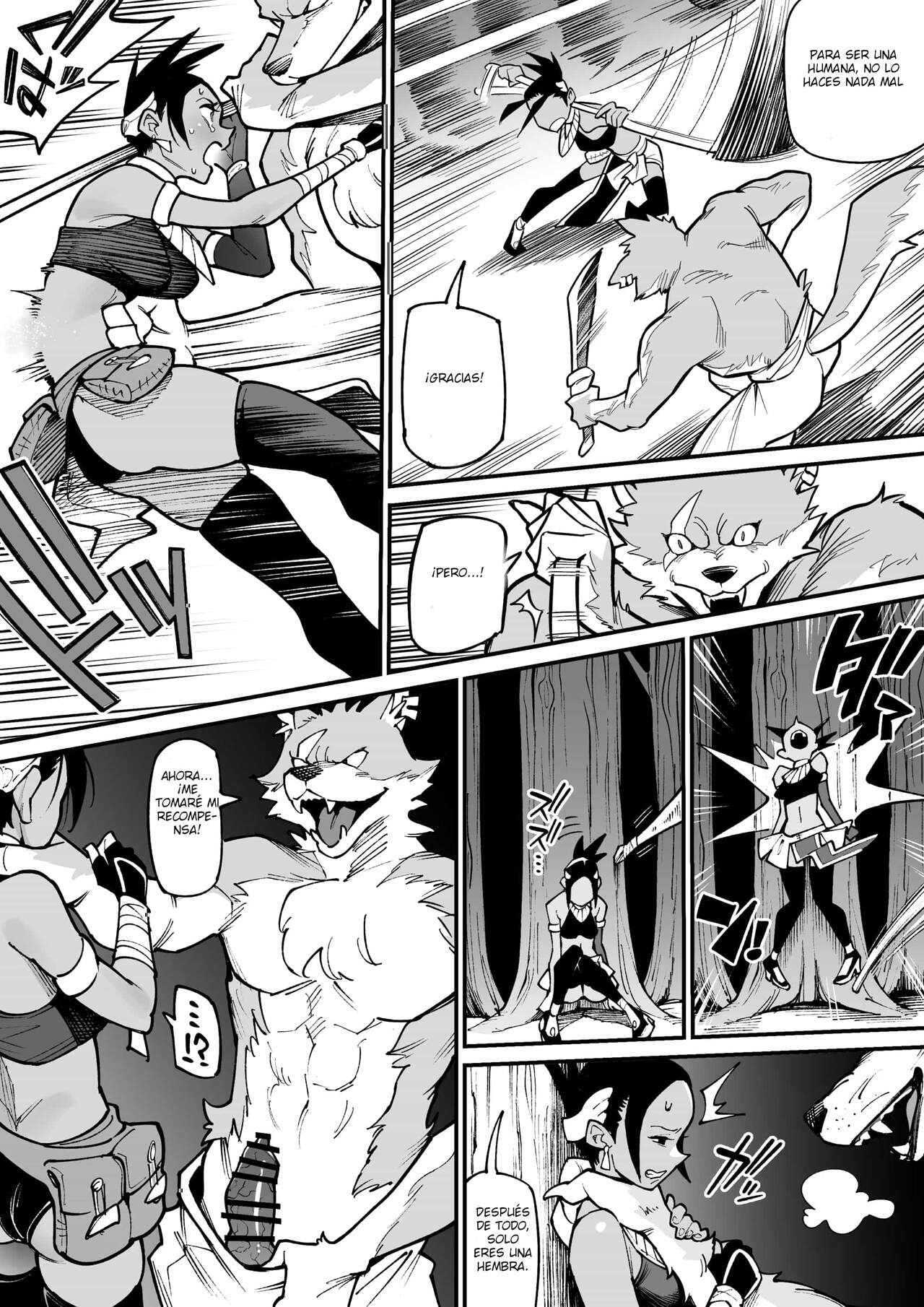 Hombre lobo x guardiana NTR page 4 full