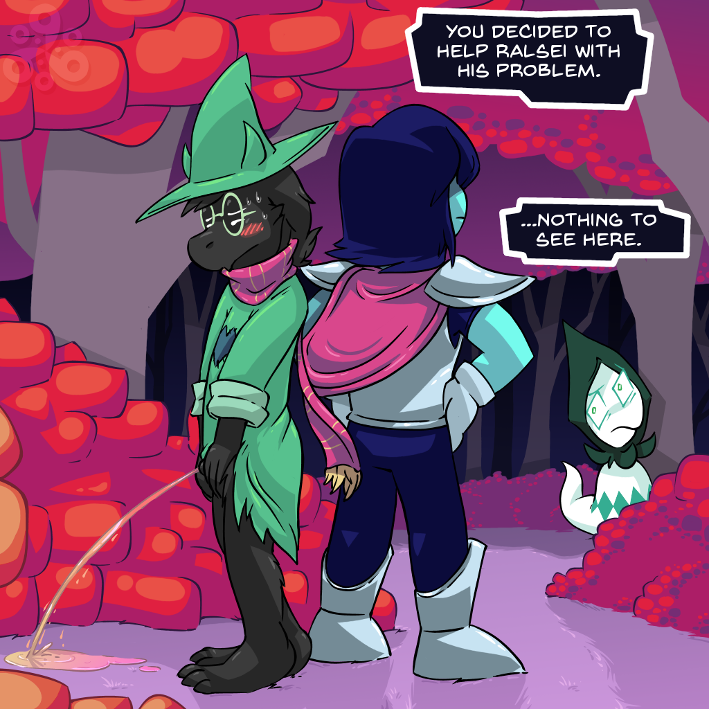 Undertale/Deltarune's Golden Shower page 3 full