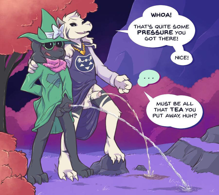 Undertale/Deltarune's Golden Shower page 7 full