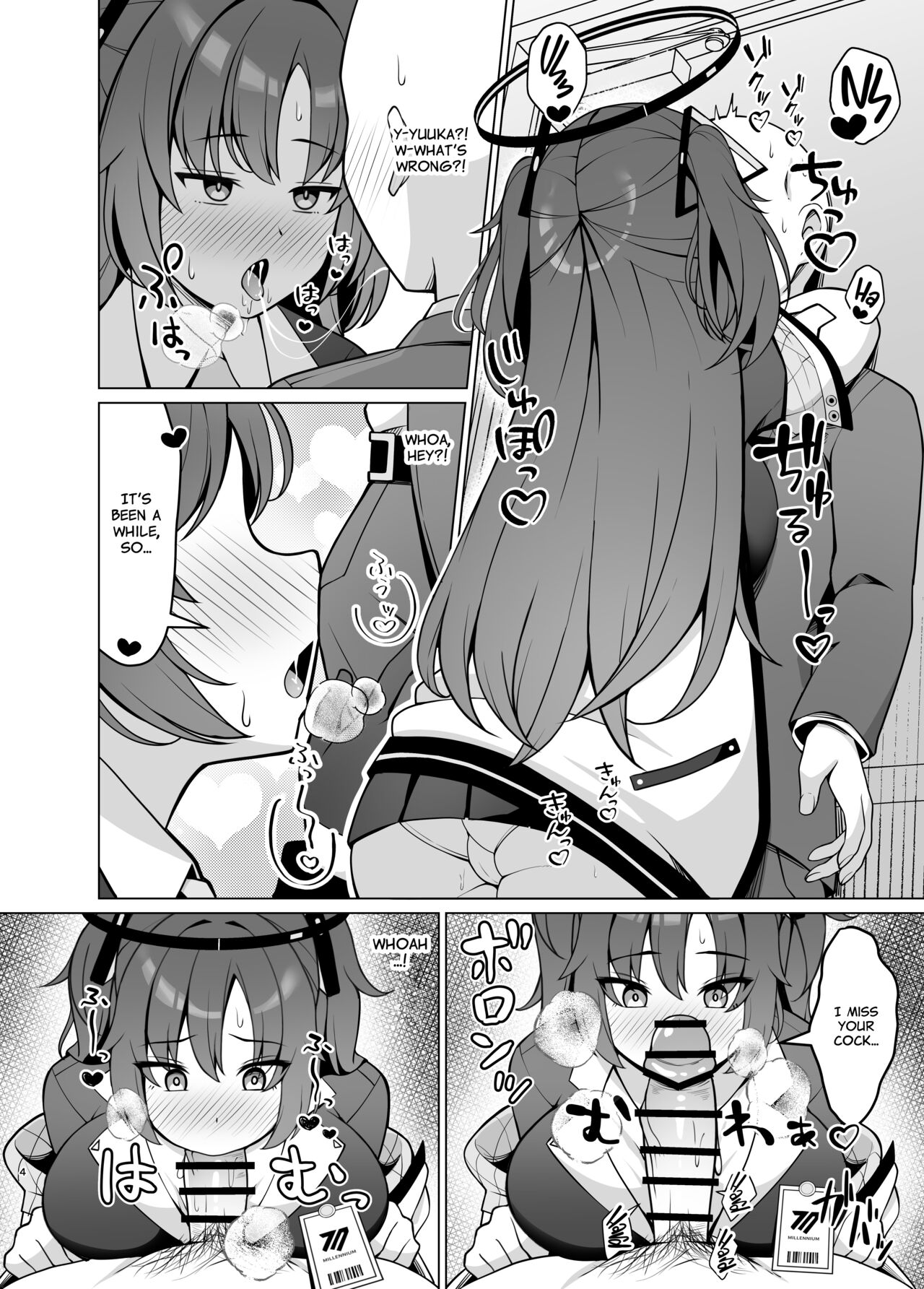 Hatsujou Yuuka o Haramaseru Hon | Getting Yuuka pregnant while she's in the mood page 3 full
