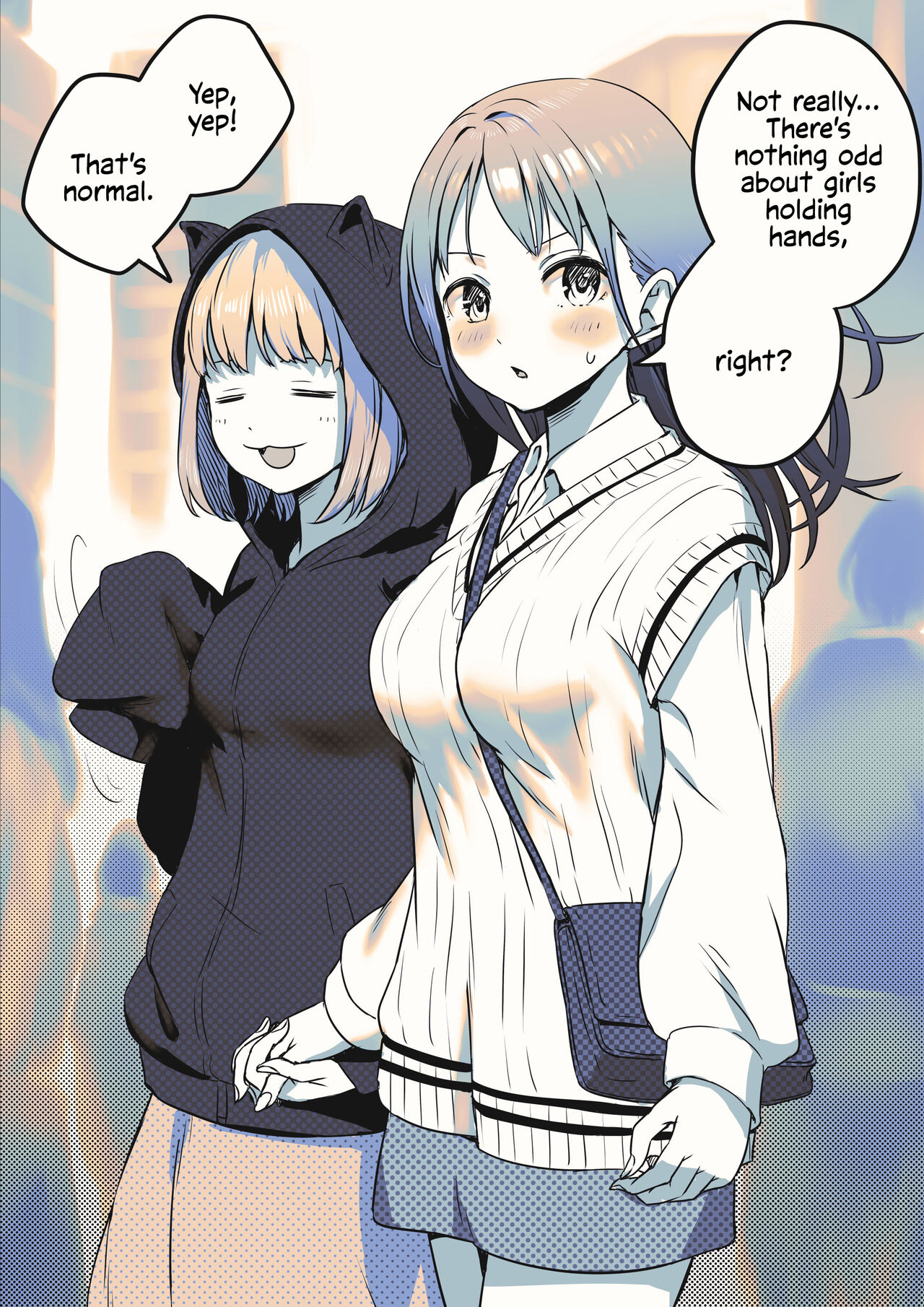 Tetsunagi kara no Okuchi de Sarechau Futanari-chan page 1 full