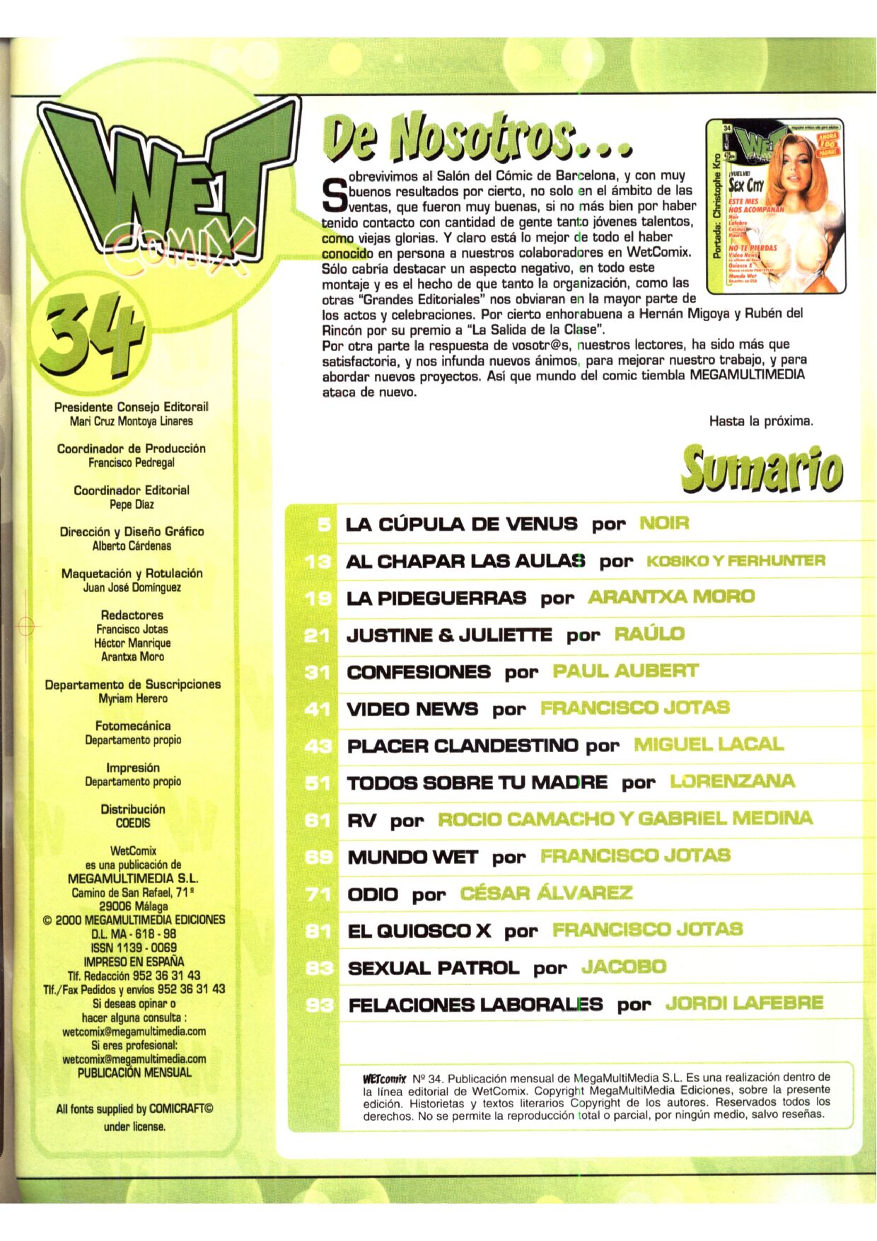 Wet Comix #34 page 3 full
