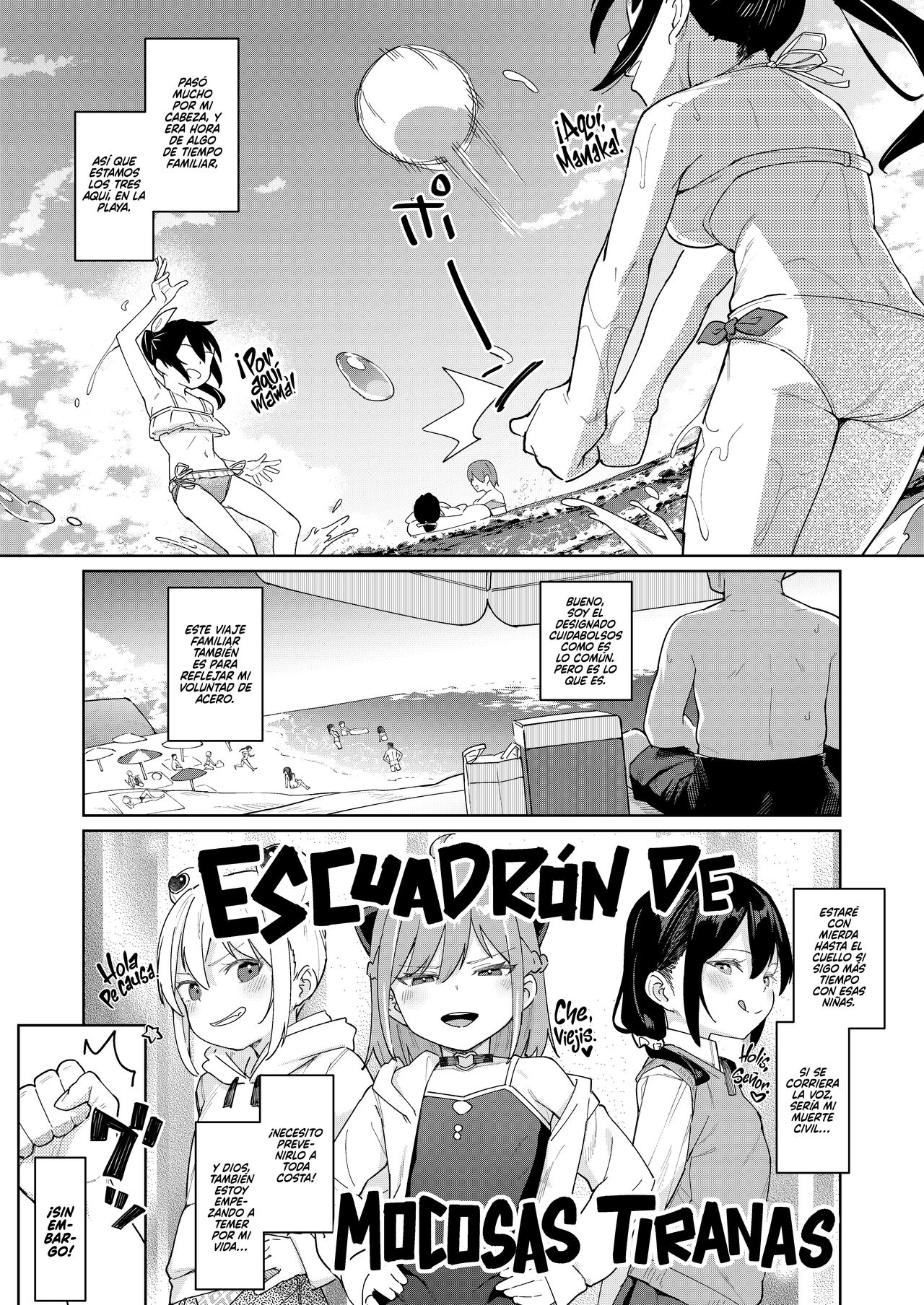 Musume no Tomodachi no Mesugaki ni Okasaremashita 4 | Fui Violado por una Mocosa que es Amiga de mi Hija 4 page 2 full