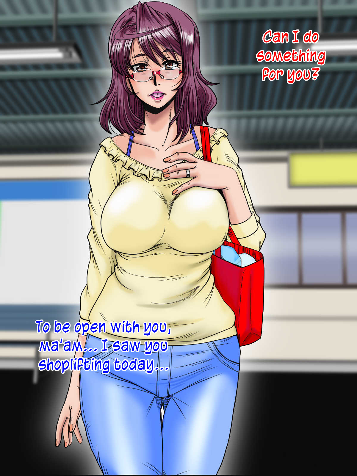 Midarezuma 4 Igarashi Aoi  ~Ikesukanai Joushi no Oku-san ga Manbiki Shiteru no o Mokugeki Shita no de Toriaezu Chokkai o Dashite Mita Hanashi~ | Disturbed Wife 4 Igarashi Aoi page 4 full