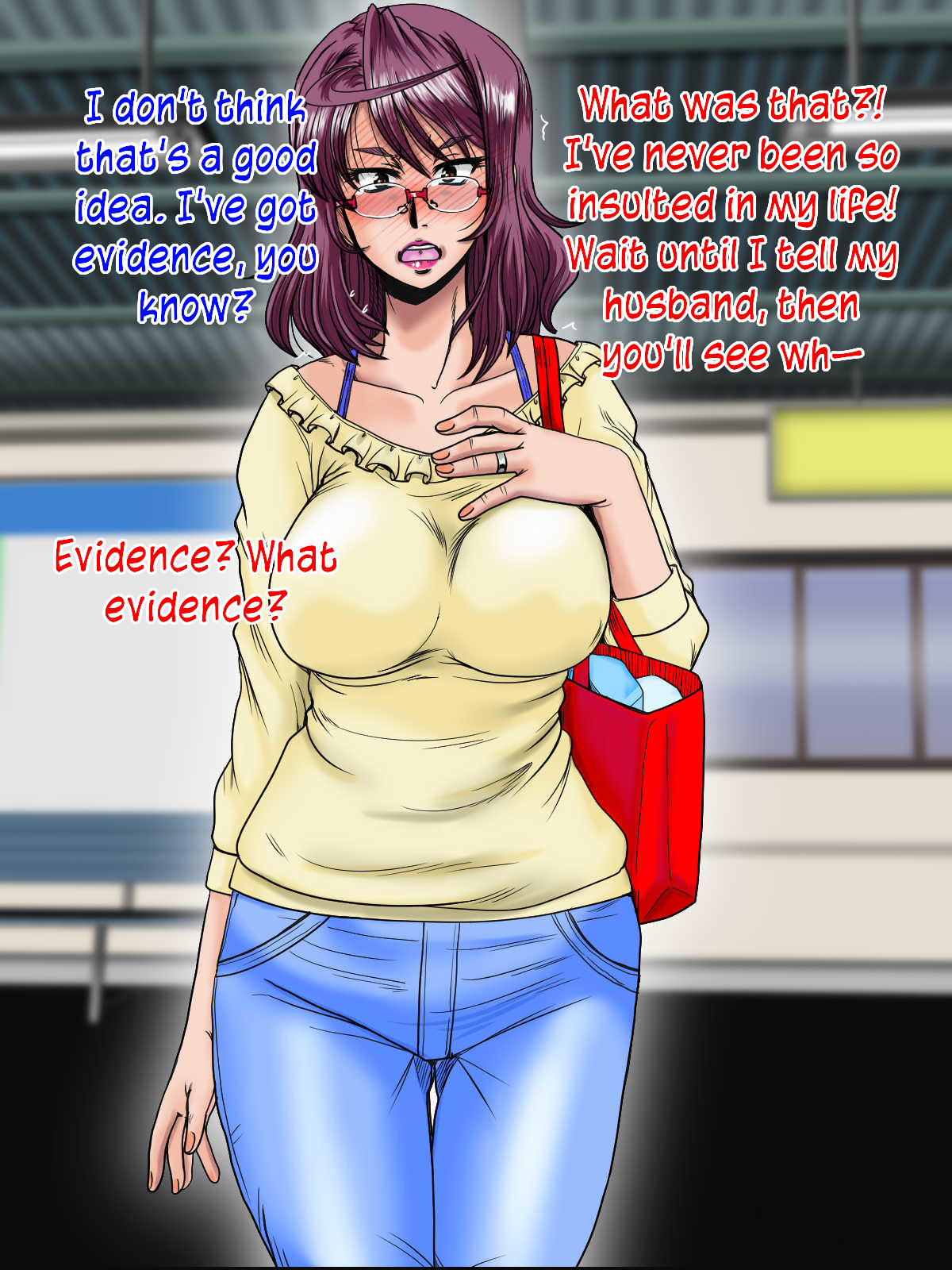 Midarezuma 4 Igarashi Aoi  ~Ikesukanai Joushi no Oku-san ga Manbiki Shiteru no o Mokugeki Shita no de Toriaezu Chokkai o Dashite Mita Hanashi~ | Disturbed Wife 4 Igarashi Aoi page 5 full