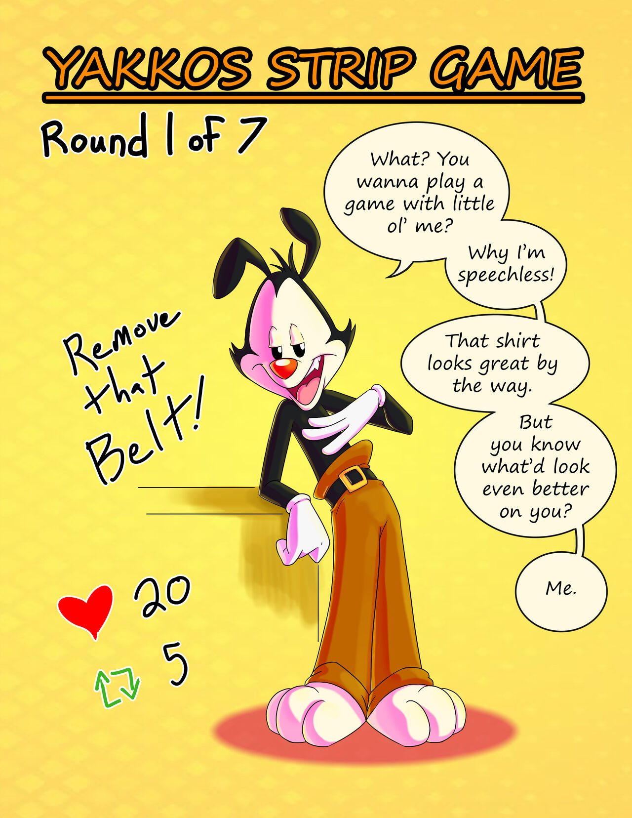 Yakko's Strip Game page 1 full