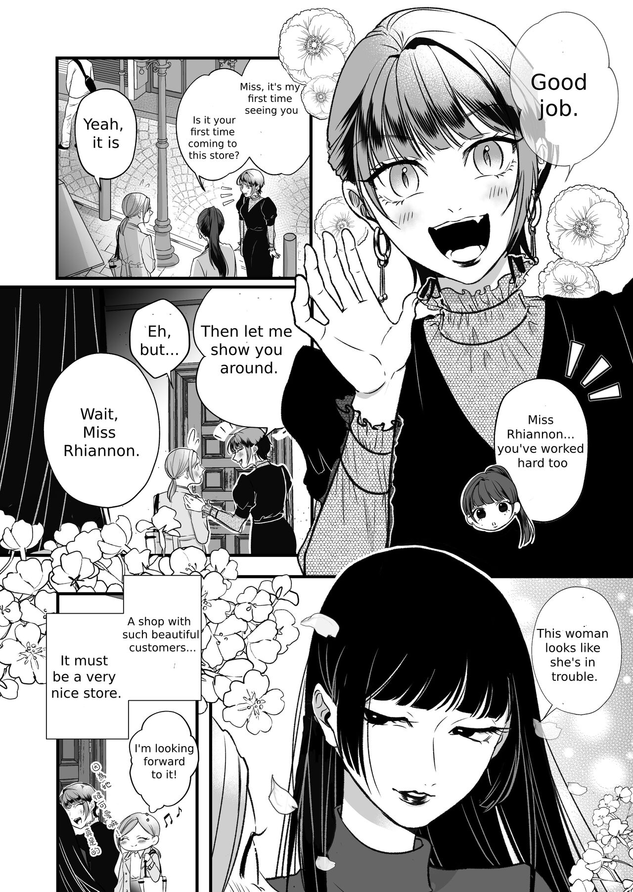 A story about a tired woman being beaten by an erotic woman. page 5 full
