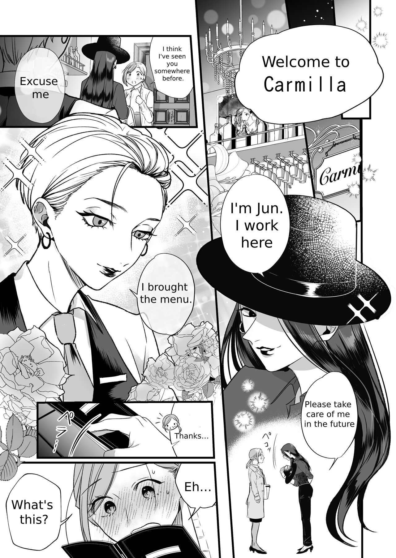 A story about a tired woman being beaten by an erotic woman. page 6 full