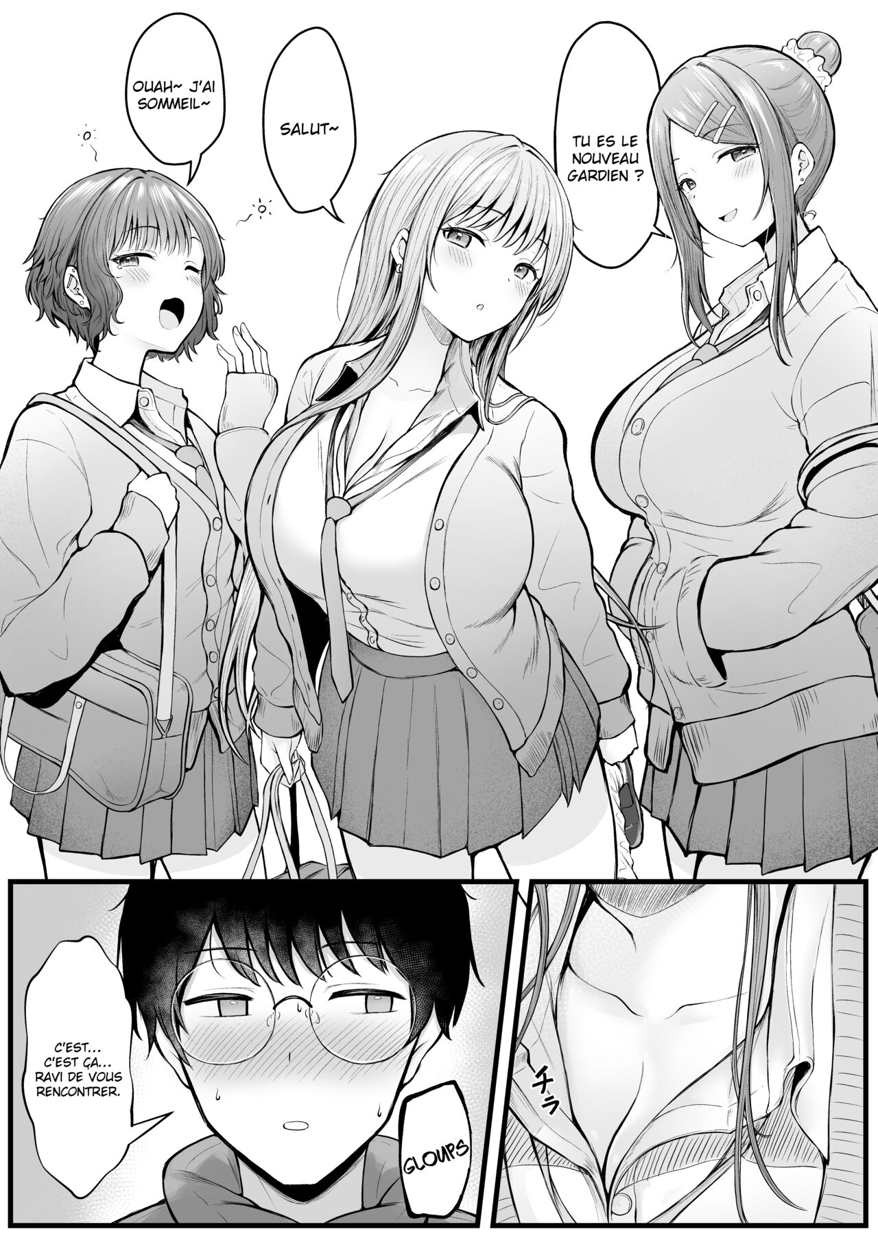 Joshiryou Kanrinin no Boku wa Gal Ryousei ni Furimawasarete masu page 4 full