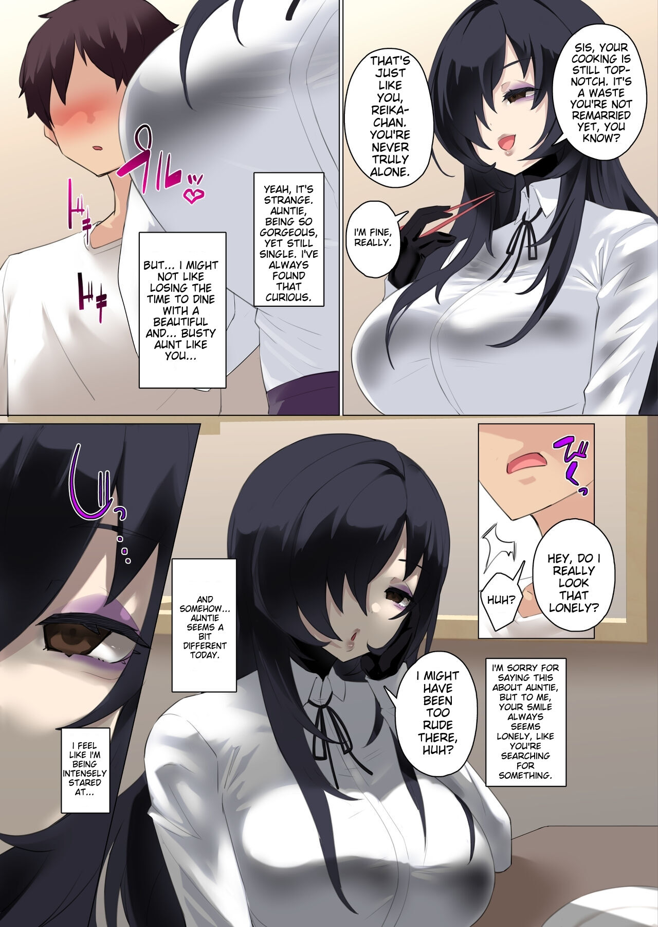 Daisuki na Akogare no Bijin Oba-san wa Boku no Chichi ga Choukyou Zumi deshita | My beloved and admired beautiful aunt was a cock slave trained by my father page 3 full