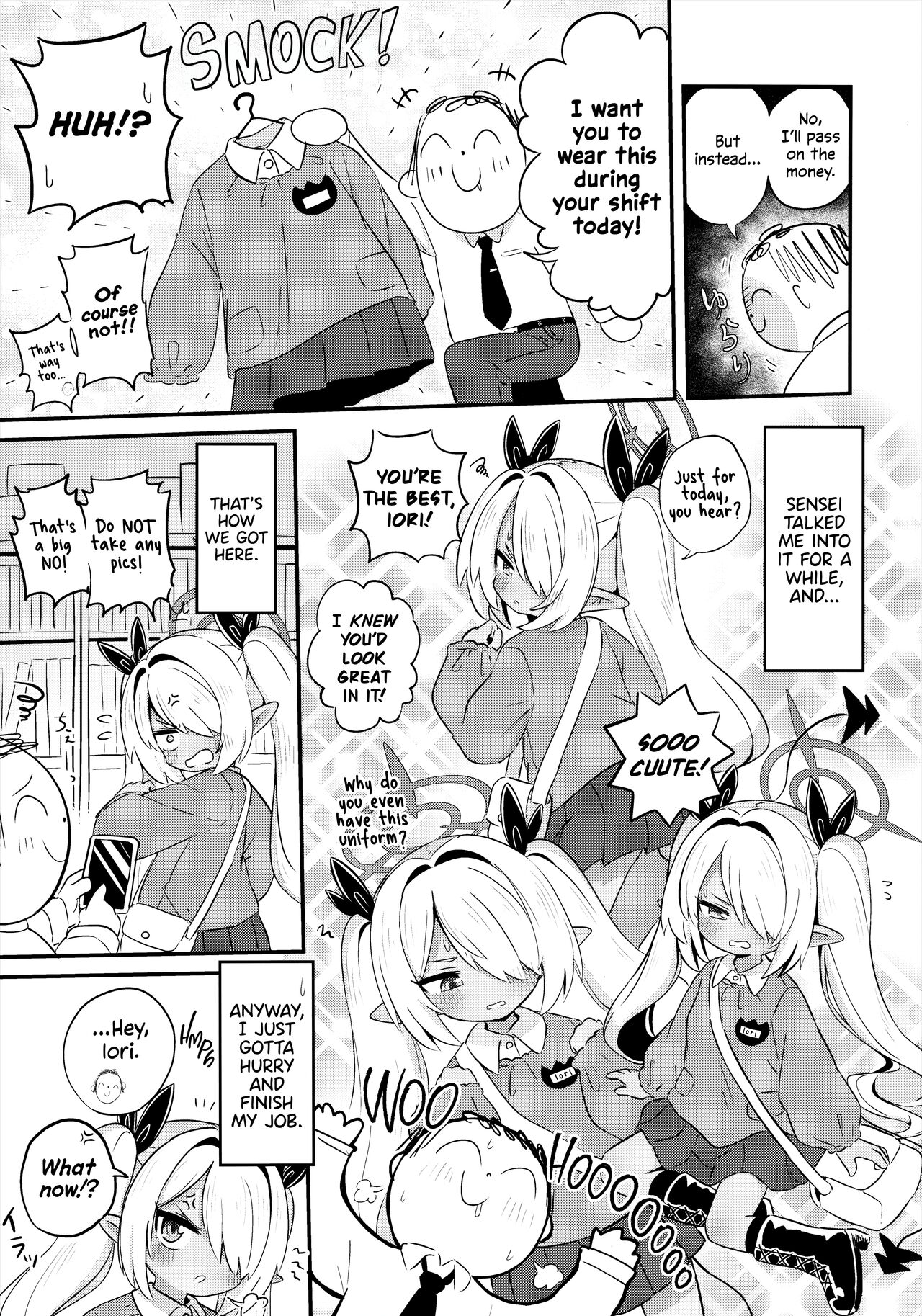Iori ni Smock o Kite Moraitai! | I Wanna See Iori In a Smock! page 4 full