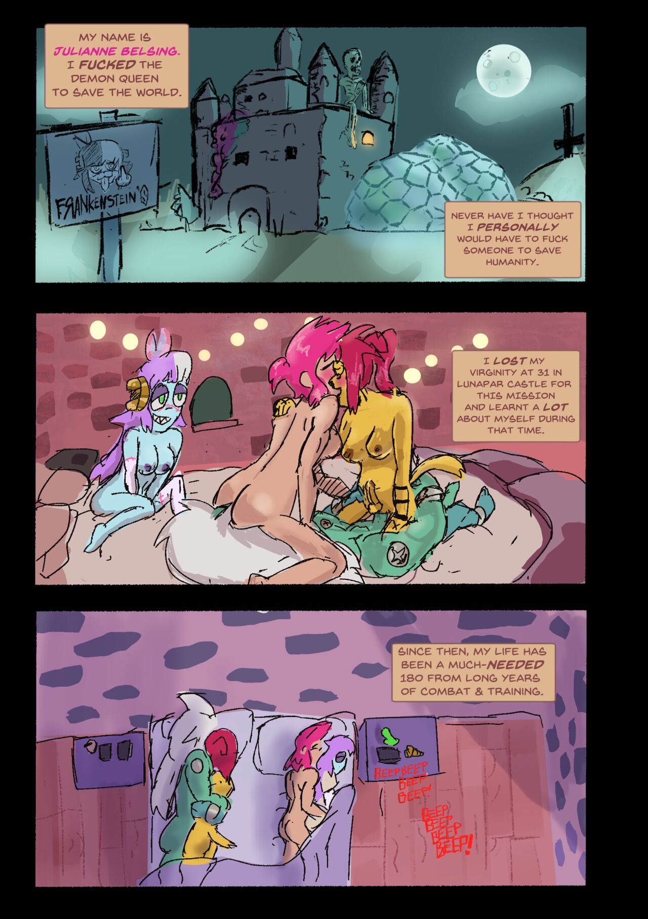 Morning Routine - Demon's Layer Fancomic page 4 full