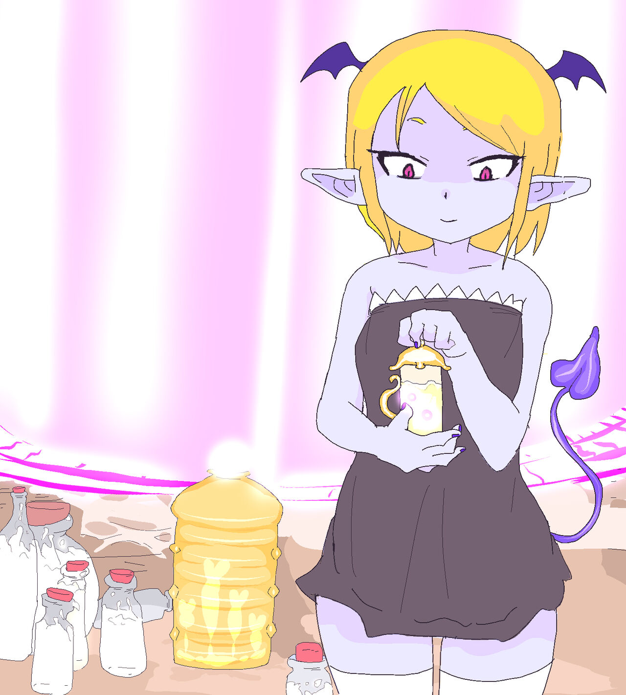 Blue girl 4 ② After milking page 5 full