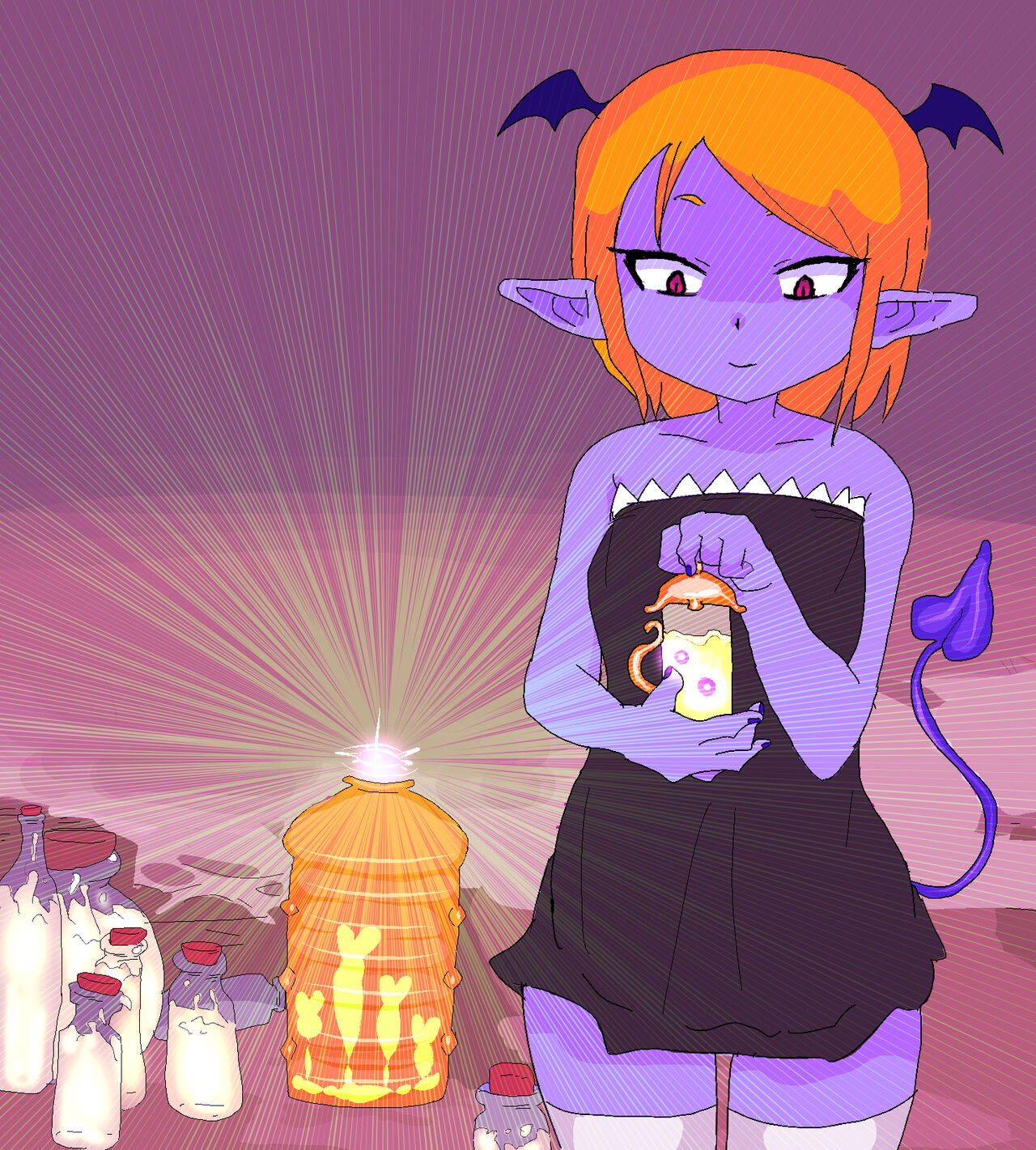 Blue girl 4 ② After milking page 6 full