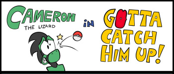 Cameron in: Gotta Catch Him Up! cover