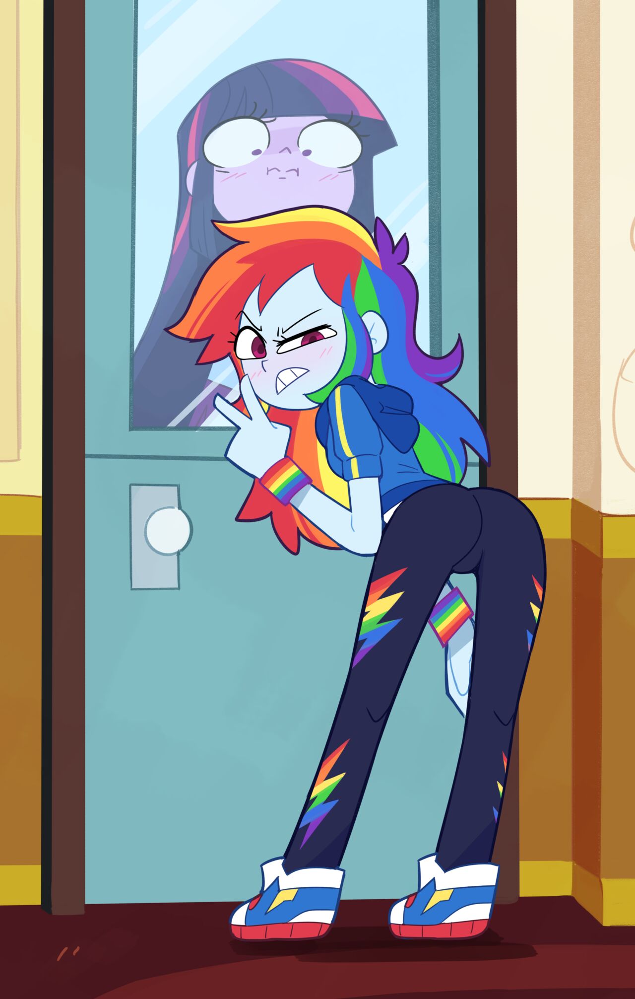 Rainbow Dash x Celestia set page 7 full