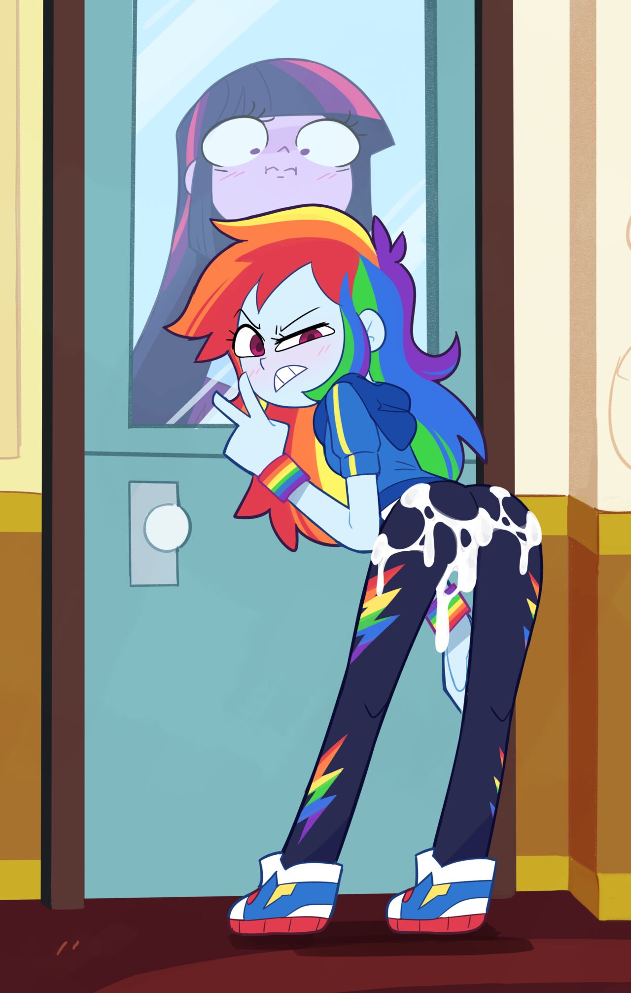 Rainbow Dash x Celestia set page 8 full