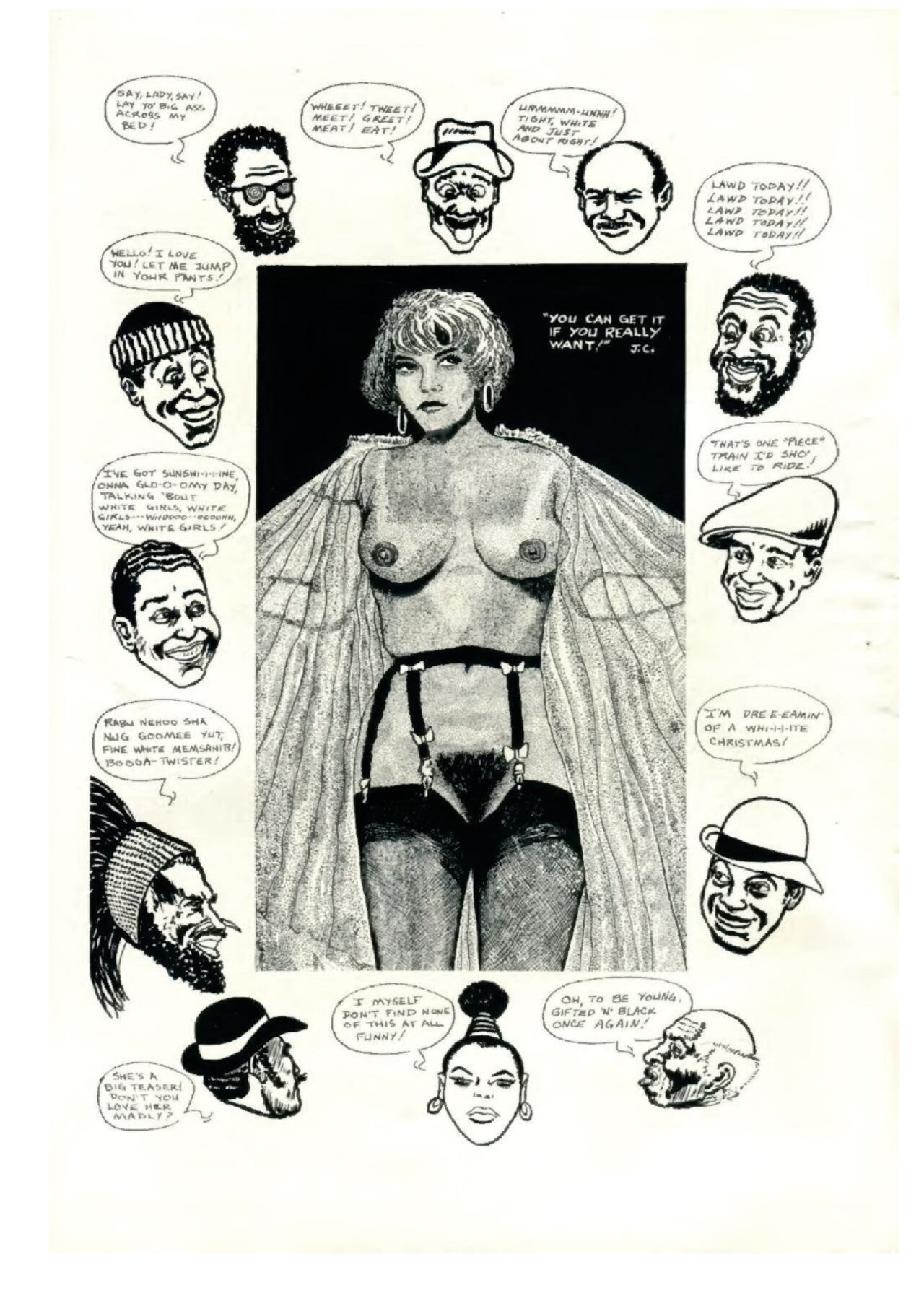 White Whore Funnies #1 page 2 full