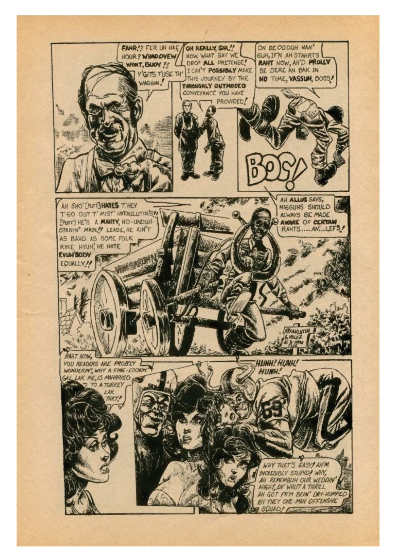 White Whore Funnies #1 page 7 full