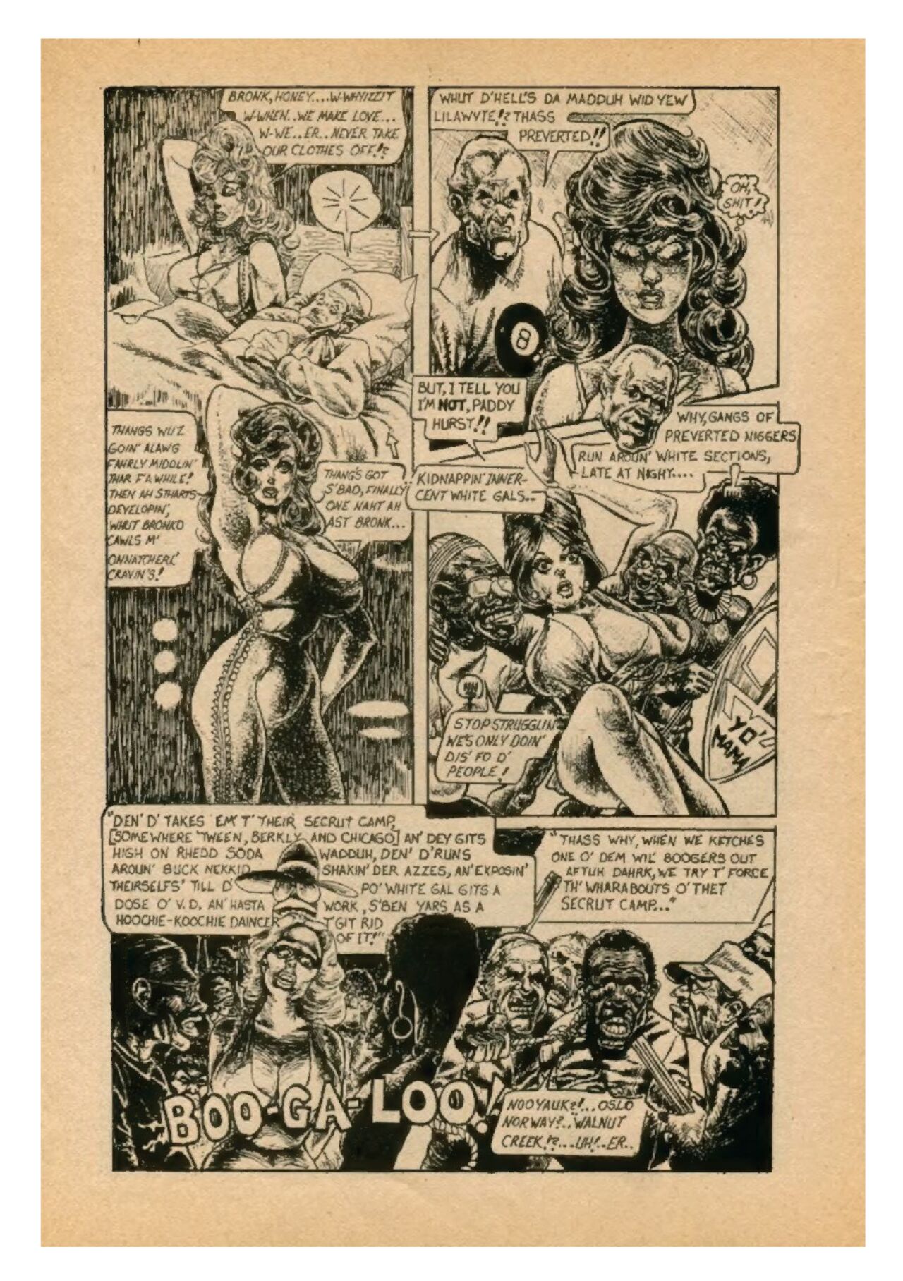 White Whore Funnies #1 page 8 full
