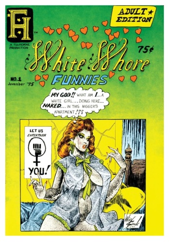 White Whore Funnies #1 cover