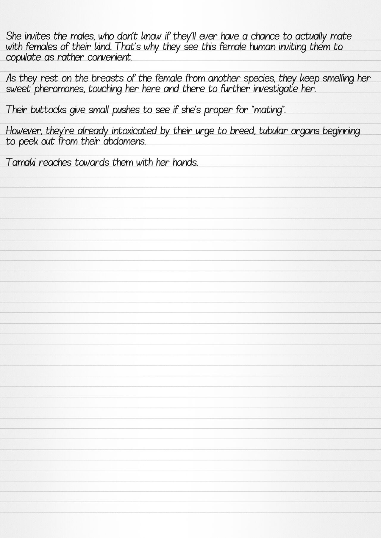 Misuke's Short Stories 7 - Three Girls &amp; Insects page 3 full