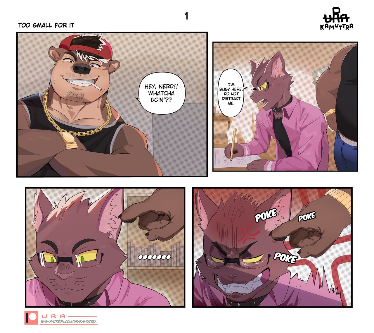 Bully X Nerd - Too Small for It page 1 full