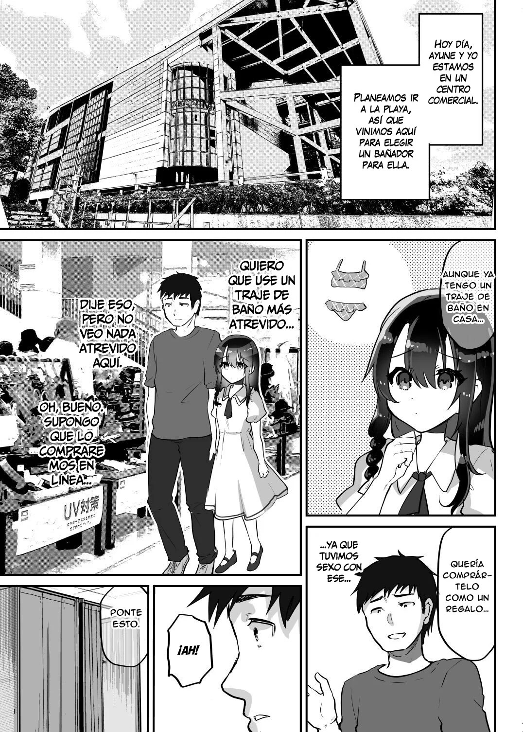 Ayune-chan Choukyou Nisshi Vol. 5 -Kyouei Mizugi Umi Hen- page 4 full
