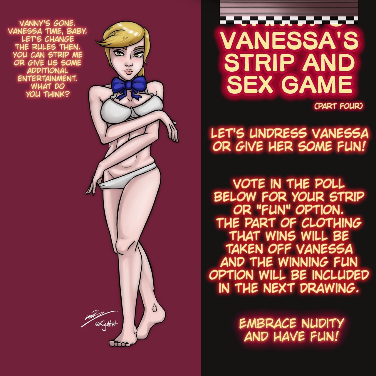 Vanessa's Stip and Sex Game page 3 full