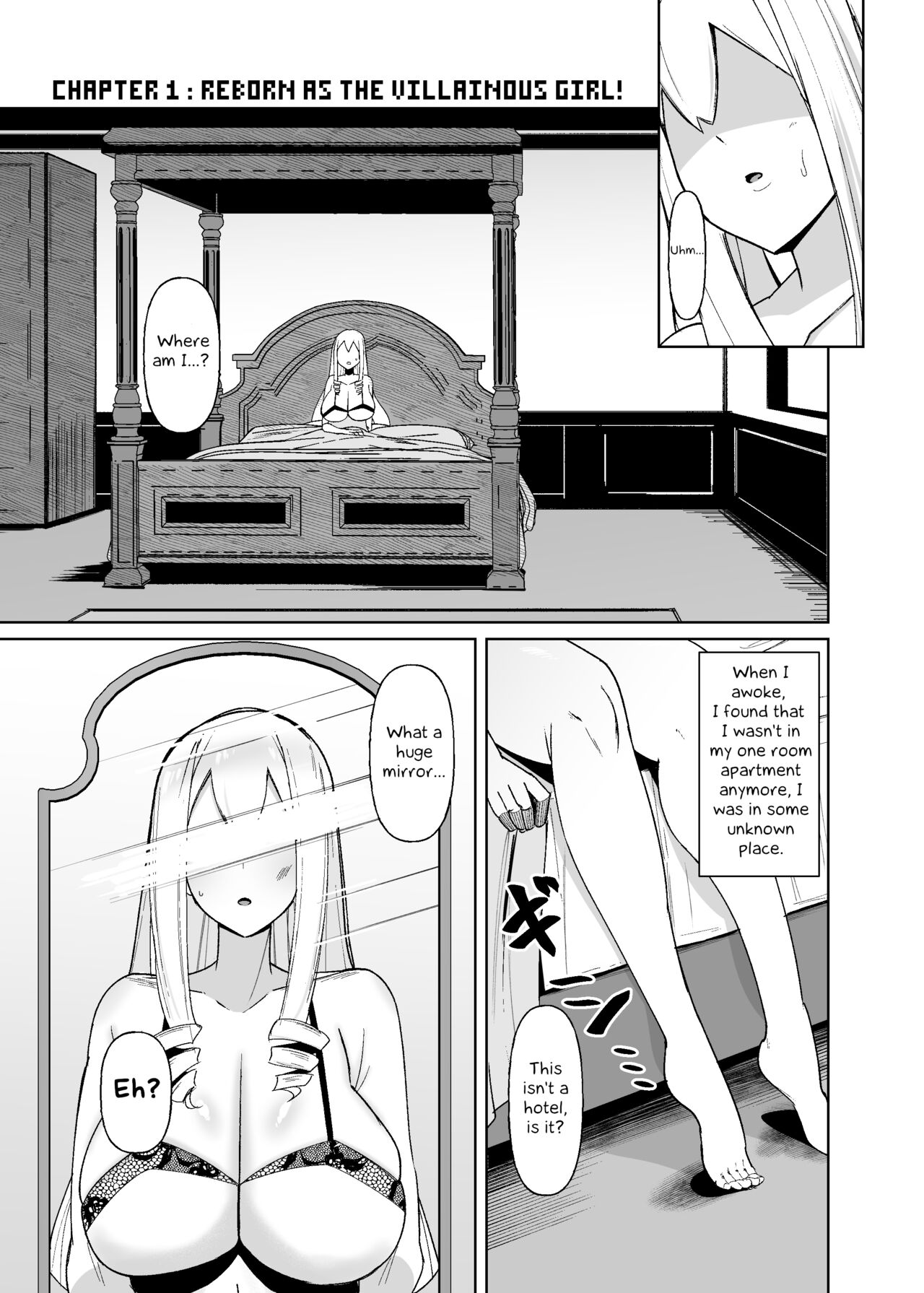 Otome Game no Akuyaku Reijou ni Tensei Shitara Ura Settei de Futanari deshita ~Ch. 1~ | I was reincarnated as a villainess in an otome Game who was a futanari in her backstory page 2 full