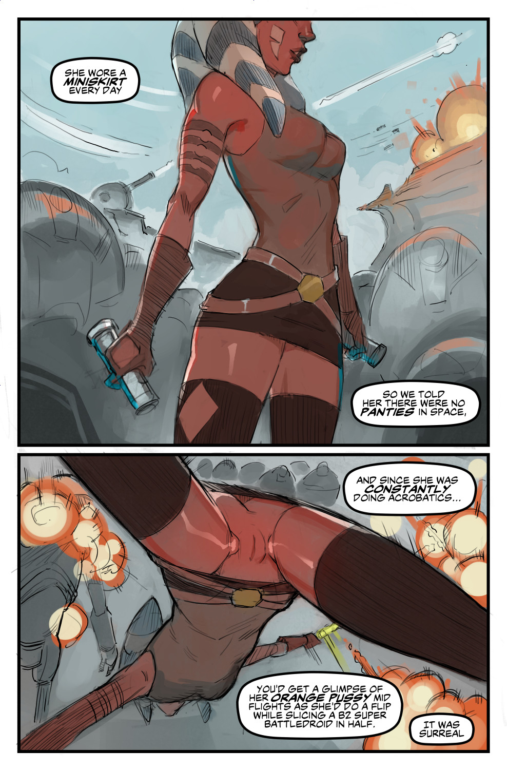 Star Wars - Obi Wan Tells Luke About Ahsoka Tano page 3 full