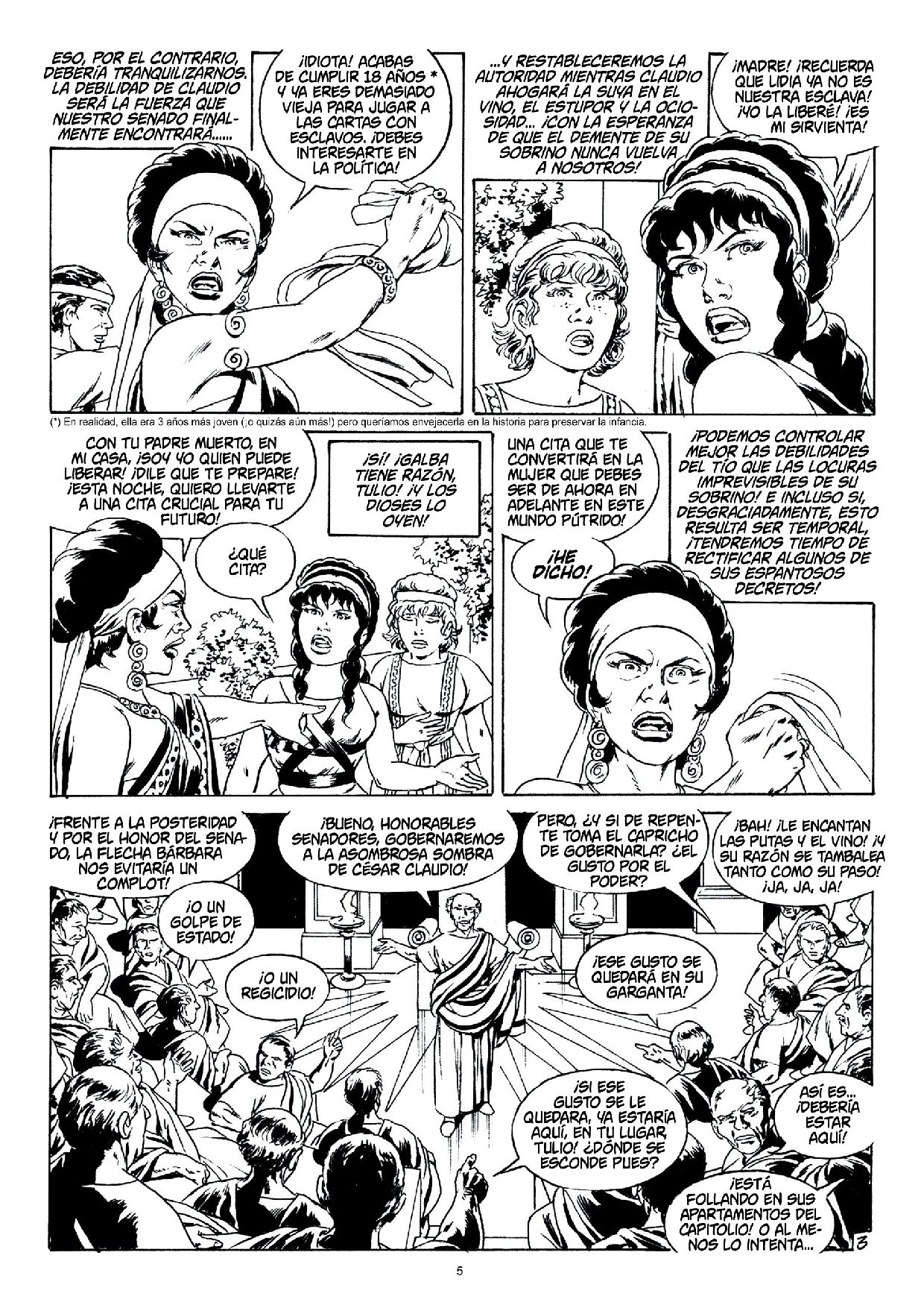 Mesalina - Acto I: El Templo de Príapo page 7 full