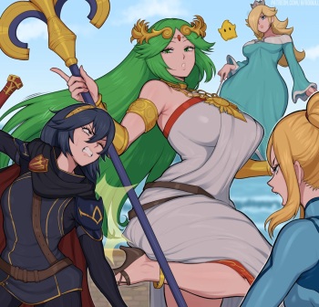 Fan-Art Poll Winner - Palutena cover